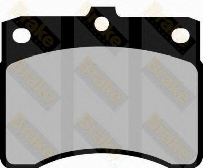 BRAKE ENGINEERING pa724 -  Комплект тормозных колодок, дисковый тормоз